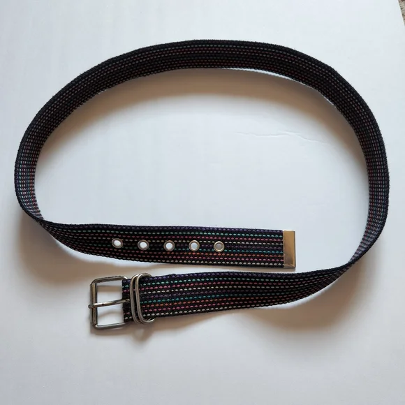 Multi colored woven belt - Picture 2 of 3